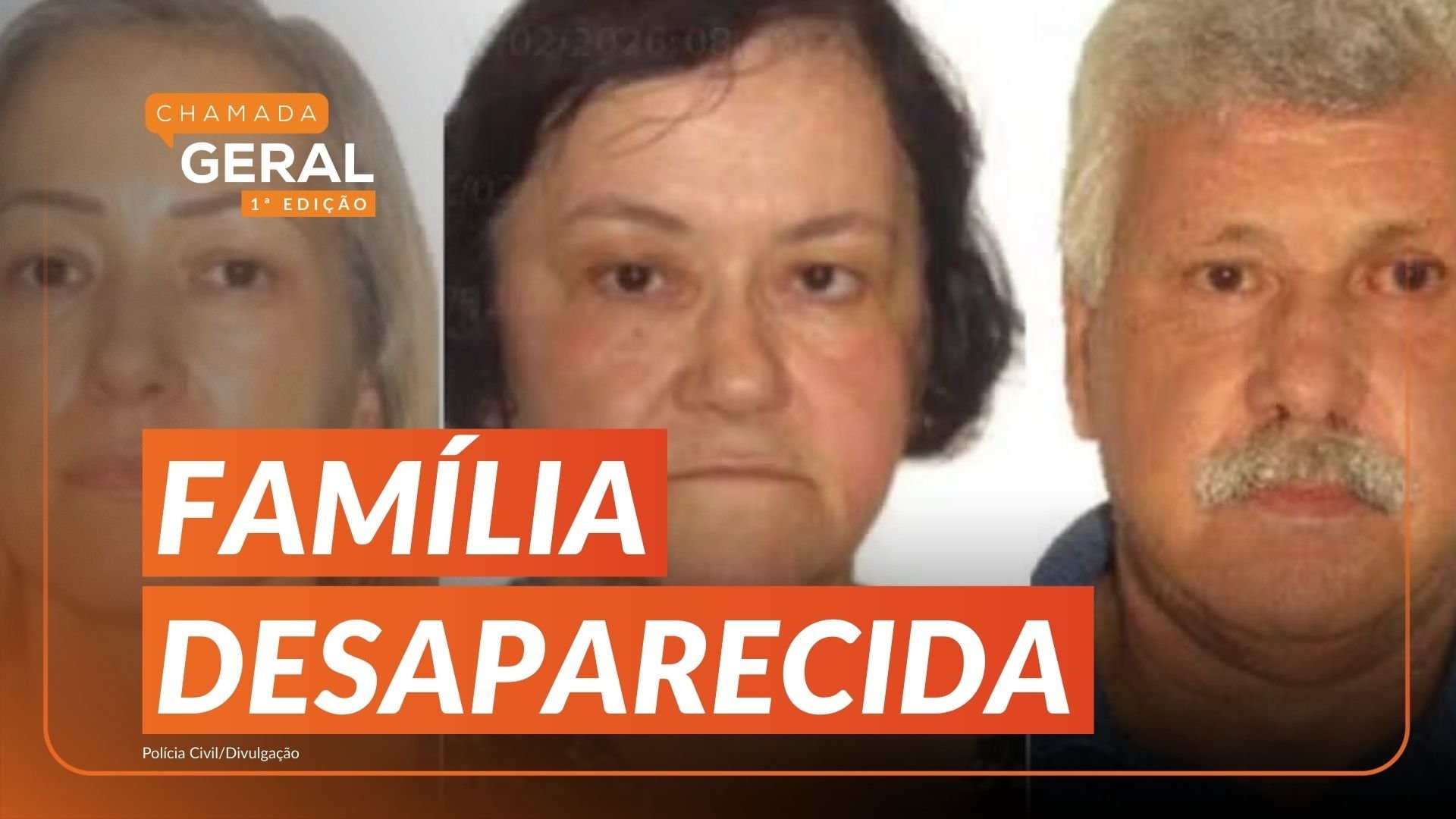 Pol&iacute;cia investiga desaparecimento de tr&ecirc;s pessoas da mesma fam&iacute;lia em Cachoeirinha