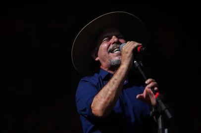 SABA, ATLANTIDA, RIO GRANDE DO SUL, BRASIL: Neto Fagundes faz a tradicional abertura do Planeta Atlantida 2024<!-- NICAID(15668460) -->