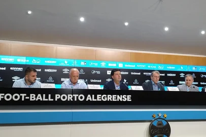 PORTO ALEGRE, 10/12/25 - Grêmio apresenta novo departamento de futebol<!-- NICAID(16184006) -->