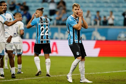 20.05.2025, Porto Alegre, RS, Brasil: Grêmio x CSA, Copa do Brasil. Fotos: Renan Mattos /Agencia RBS<!-- NICAID(16042123) -->