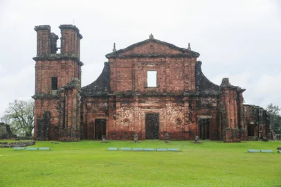 SÃO MIGUEL DAS MISSÕES, RS, BRASIL - 2020.09.16 - Turismo em época de pandemia, nas Ruínas de São Miguel das Missões. (Foto: ANDRÉ ÁVILA/ Agência RBS)Indexador: Andre Avila<!-- NICAID(14595839) -->