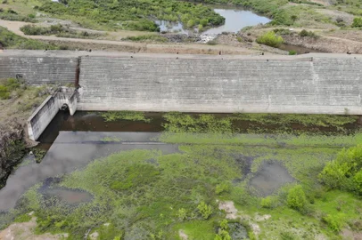 *A PEDIDO DE JOCIMAR FARINA* Barragem de Taquarembó, em Dom Pedrito - Foto: Alessandro Noal/Comitê da Bacia do Rio Santa Maria<!-- NICAID(15255665) -->
