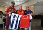 Delegação do Inter recebe visita de Guiñazú em Córdoba