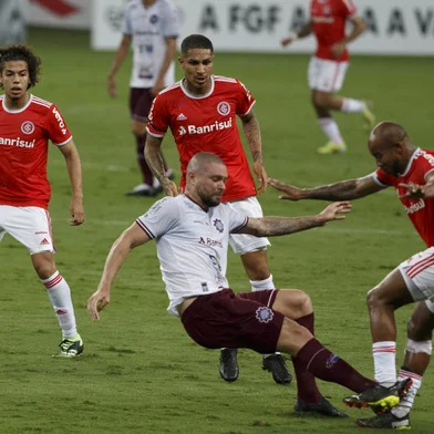 PORTO ALEGRE, RS, BRASIL - 24.03.2021 - O Inter recebe o Caxias no Estádio Beira-Rio, em confronto válido pela sexta rodada do Campeonato Gaúcho. (Foto: Jefferson Botega/Agencia RBS)Indexador: Jeff Botega<!-- NICAID(14742613) -->
