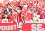 Autor do gol da vitória do Inter, Borré comemora sonho realizado no Gre-Nal: "Foi completo"