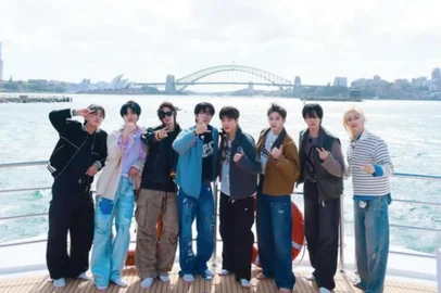 Banda de k-pop Stray Kids<!-- NICAID(15922817) -->