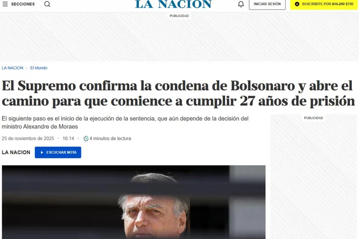 La Nación / Reprodução