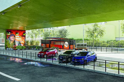 Projeto de adoção do viaduto Obirici, em Porto Alegre. Foto: Taikei / Divulgação<!-- NICAID(15735370) -->