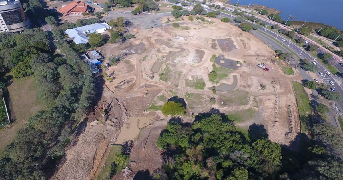 Revitalização do Parque Harmonia: toda obra agride | GZH