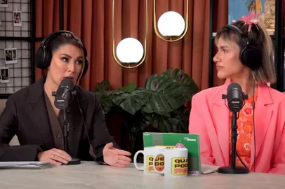 Fernanda Paes Leme fica chateada ao descobrir que não está em lista de melhores amigos de Gkay: "Ofendida". Foto: Gioh / Youtube / Reprodução<!-- NICAID(15449825) -->
