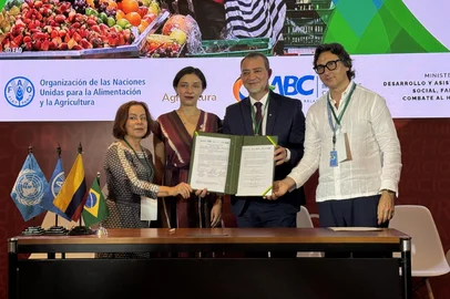 BRASÍLIA, DF, BRASIL, 18-08-2025: Governo federal e FAO firmam acordo para fortalecer abastecimento de alimentos na América Latina e Caribe. Foto: Luciana Araújo de Piratiny Machado/Divulgação<!-- NICAID(16104274) -->