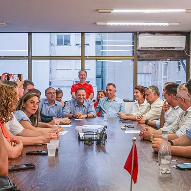 Reunião partidos da frente pró-Lula no RS<!-- NICAID(16182992) -->