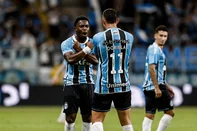 PORTO ALEGRE, RS, BRASIL, 10.05.2025: Grêmio e Bragantino. Brasileirão 2025. Fotos: Duda Fortes/Agencia RBSIndexador: Andre Avila<!-- NICAID(16034670) -->