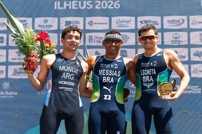 Triatlo Ilhéus, pódio masculino, Manoel Messias