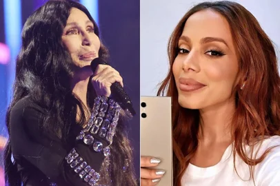 Anitta aparece ao lado de Cher em foto compartilhada pela própria estrela norte-americana.<!-- NICAID(15729353) -->