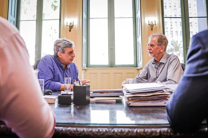 José Fortunati e Sebastião Melo