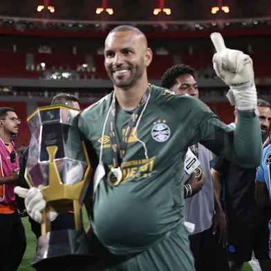PORTO ALEGRE, RS, BRASIL, 08/03/2026: Inter e Grêmio se enfrentam no Estádio Beira-Rio, no Gre-Nal de número 451, no jogo de volta da final do Campeonato Gaúcho de 2026, o Gauchão. Após o jogo de ida, na Arena, terminar em 3 a 0 para o Grêmio, o Internacional recebe o adversário em casa com a missão de tentar reverter o placar e conquistar o bicampeonato estadual. Foto: Renan Mattos/Agência RBS<!-- NICAID(16240801) -->