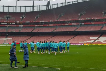 Rafael Diverio / Agência RBS treino da seleção brasileira em Londres<!-- NICAID(16167305) -->