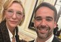 Eduardo Leite compartilha vídeo ao lado de Cate Blanchett, que visitou o Piratini: "Privilégio"