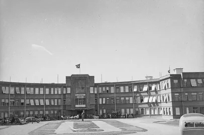 Inauguração do Sanatório Belém, em Porto Alegre, por Getúlio Vargas em 1943<!-- NICAID(15417506) -->