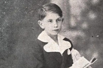 Lembrança de falecimento de  Vasco Fochesato, o Vasquinho, em 1932. Santinho de Vasco Fochesato.<!-- NICAID(15251442) -->