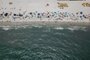 Praia de Canasvieiras, em Florianópolis, teve sua faixa de areia alargada<!-- NICAID(14954868) -->