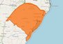 RS tem alerta laranja para tempestade na sexta-feira