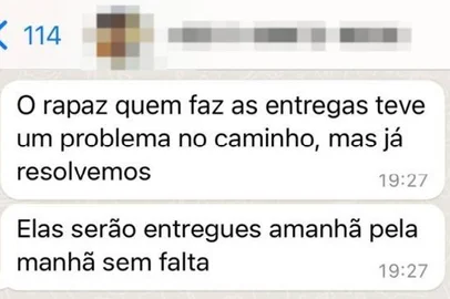 Golpe da marmita: clientes dizem ter pago por refeições que não foram entregues por empresa no RS - Foto: Arquivo Pessoal<!-- NICAID(15733921) -->