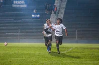 Pepeto marca um golaço para o Santa Cruz no empate com o Aimoré por 1 a 1. <!-- NICAID(16342264) -->