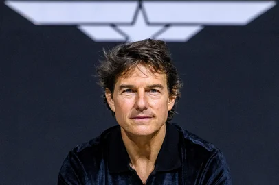 US actor Tom Cruise attends a press conference for the film 'Top Gun: Maverick' in Seoul on June 20, 2022. (Photo by ANTHONY WALLACE / AFP)Editoria: ACELocal: SeoulIndexador: ANTHONY WALLACESecao: cinemaFonte: AFPFotógrafo: STF<!-- NICAID(15231364) -->