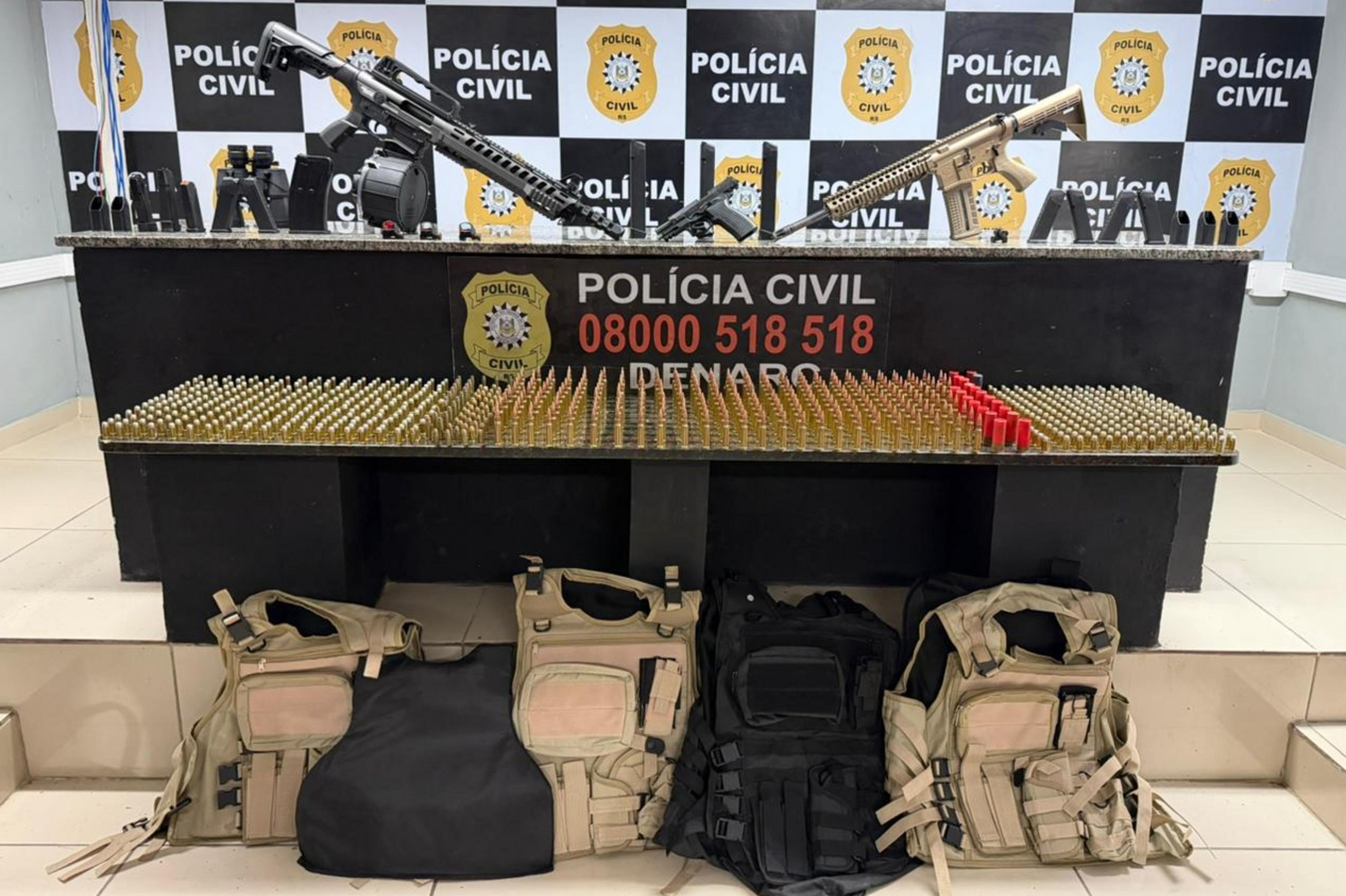 Opera&ccedil;&atilde;o Policial prende 62 pessoas no Rio Grande do Sul