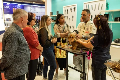 Segue até esta terça-feira a Feipet, evento que reúne profissionais dos setores Pet e veterinário em Novo Hamburgo<!-- NICAID(15906376) -->
