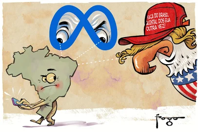 Gilmar Fraga / Grupo RBS PORTO ALEGRE, RS, BRASIL, 16-10-2026: Charge do Fraga. Foto: Gilmar Fraga/Grupo RBS<!-- NICAID(16389291) -->