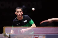 Hugo Calderano, tênis de mesa