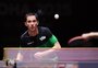 Hugo Calderano e Bruna Takahashi vencem na estreia do Mundial de tênis de mesa 