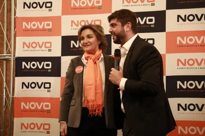 PORTO ALEGRE, RS, BRASIL - 2024.07.30 - Convenção do Partido Novo. (Foto: Renan  Mattos/ Agência RBS)<!-- NICAID(15827856) -->