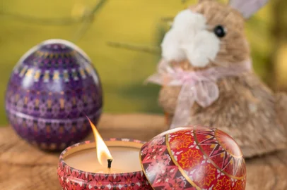 Loja do Kurotel lança velas em formato de ovo de Páscoa. <!-- NICAID(16017494) -->