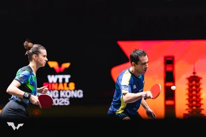 Bruna Takahashi, Hugo Calderano, tênis de mesa