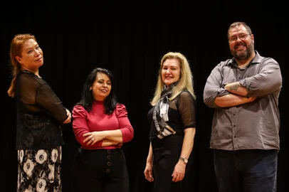 PORTO ALEGRE, RS, Brasil, 11.09.24: Ópera "Puccini: o seu nome é Amor!", executada pela Orquestra Theatro São Pedro com quatro solistas: sopranos Eiko Senda e Rosimari Oliveira, a contralto Angela Diel e o tenor Giovanni Marquezeli. Fotos: Duda Fortes, Agência RBS<!-- NICAID(15863852) -->
