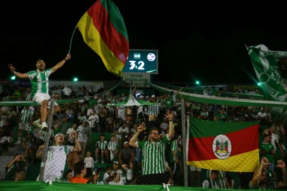 CAXIAS DO SUL, RS, BRASIL, 09/02/2026. Juventude x São José, jogo válido pelas quartas de final do Campeonato Gaúcho 2026 (Gauchão 2026), e realizado no estádio Alfredo Jaconi. (Porthus Junior/Agência RBS)<!-- NICAID(16222101) -->