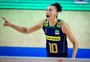 Gabi promete agressividade da seleção feminina de vôlei diante da Turquia na Liga das Nações