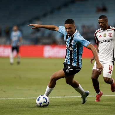 11.04.25, Porto Alegre, RS, Brasil: Terceira rodada do Brasileirão 2025. Grêmio x Flamengo, na Arena. Fotos: Duda Fortes/Agencia RBSIndexador: Andre Avila<!-- NICAID(16016286) -->