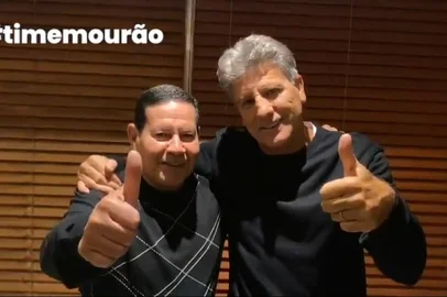 Renato Portaluppi e Hamilton Mourão