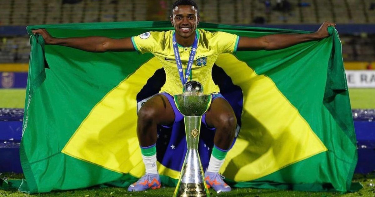 Atacante do Inter faz quatro gols em goleada da seleção brasileira sub-20 | GZH