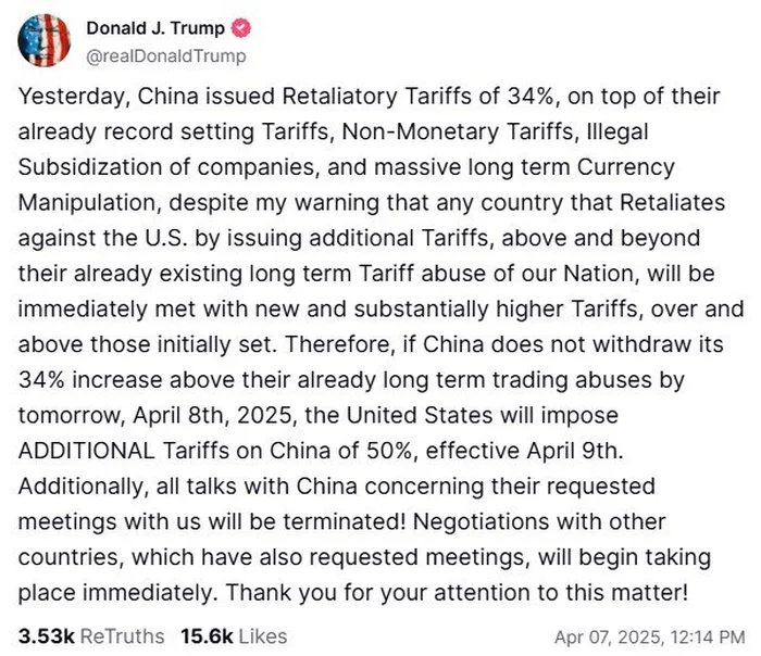 Reprodução @realDonaldTrump / Truth Social