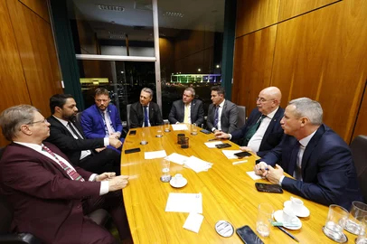 Bruno Lara / Divulgação Na terça-feira (9), Covatti se reuniu com a bancada federal do PL, em Brasília. Além do deputado Giovani Cherini, presidente do partido, participaram os deputados Bibo Nunes, Luciano Zucco Maurício Marcon, Marcelo Moraes, Osmar Terra e Ubiratan Sanderson. <!-- NICAID(16184141) -->