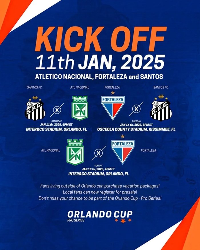 Divulgação / Orlando Cup Divulgação / Orlando Cup