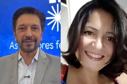 @prefeitoricardonunes / @janainareismiron / Instagram / Reprodução A irmã do prefeito de São Paulo, Ricardo Nunes (MDB), foi presa na tarde desta quinta-feira (15) após ser identificada por câmeras do Smart Sampa, sistema de monitoramento com reconhecimento facial implantado pela prefeitura. <!-- NICAID(16205197) -->