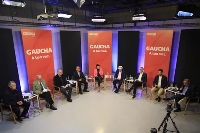 PORTO ALEGRE, RS, BRASIL, 16/08/2022- Debate dos Candidatos ao governo do RS. Foto: Jefferson Botega / Agencia RBSIndexador: Jeff Botega<!-- NICAID(15176817) -->