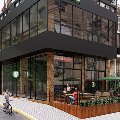 Don Antônio, restaurante que abrirá em prédio inacabado no bairro Bom Fim<!-- NICAID(16054195) -->